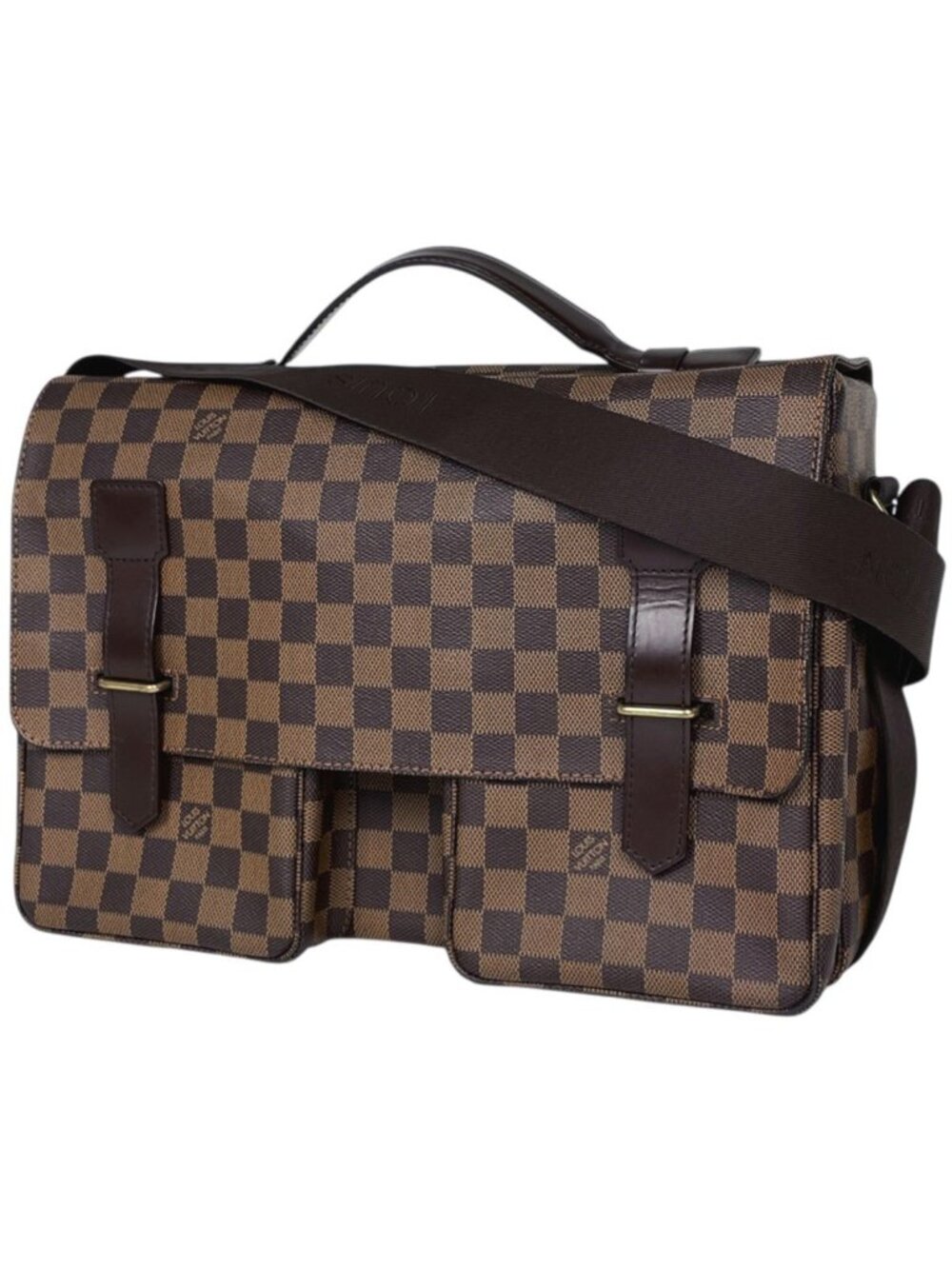 Louis Vuitton Broadway Shoulder Bag Damier Brown